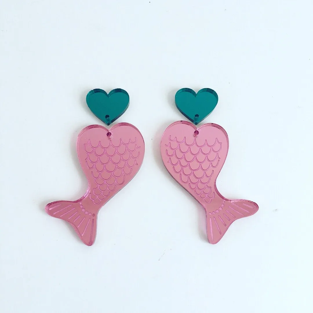 © Fantasia - Mer-mazing Tails  Charms - 4 pairs