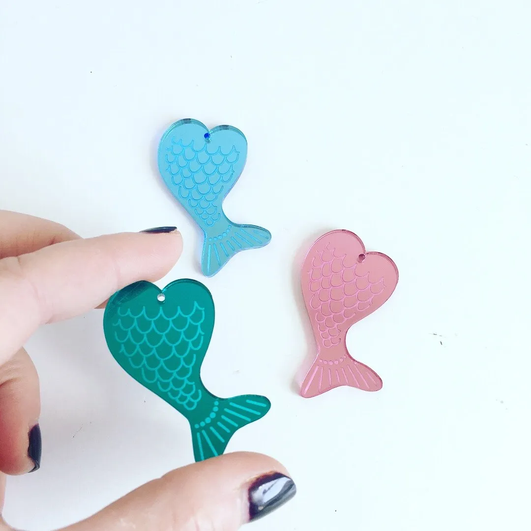 © Fantasia - Mer-mazing Tails  Charms - 4 pairs