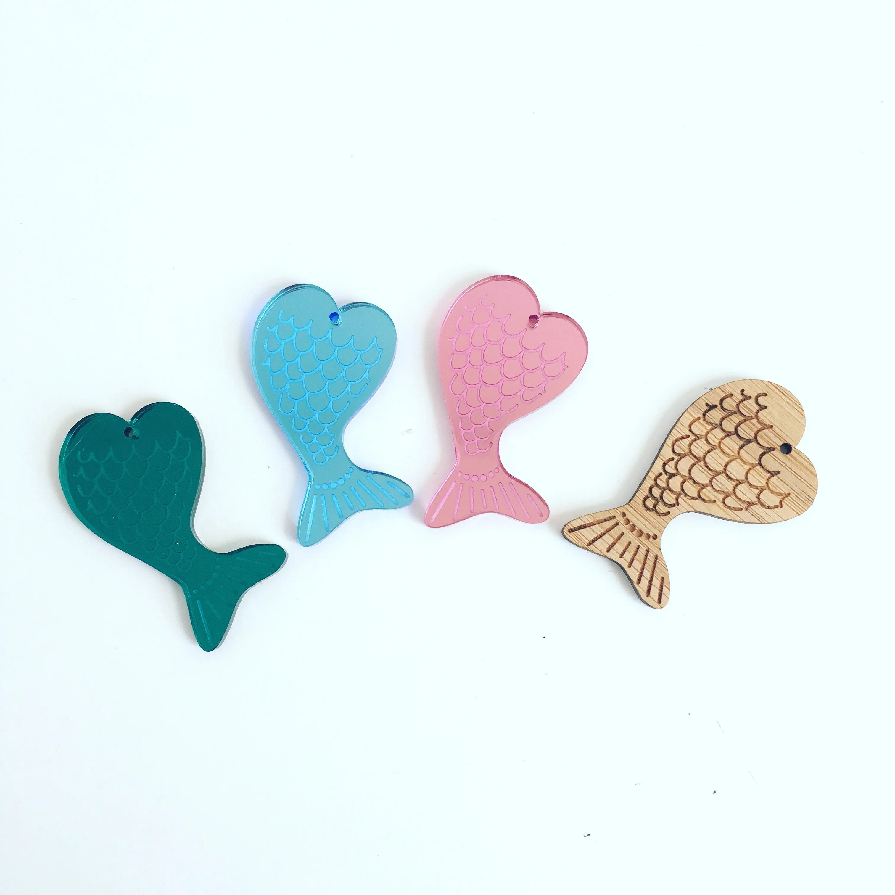 © Fantasia - Mer-mazing Tails  Charms - 4 pairs