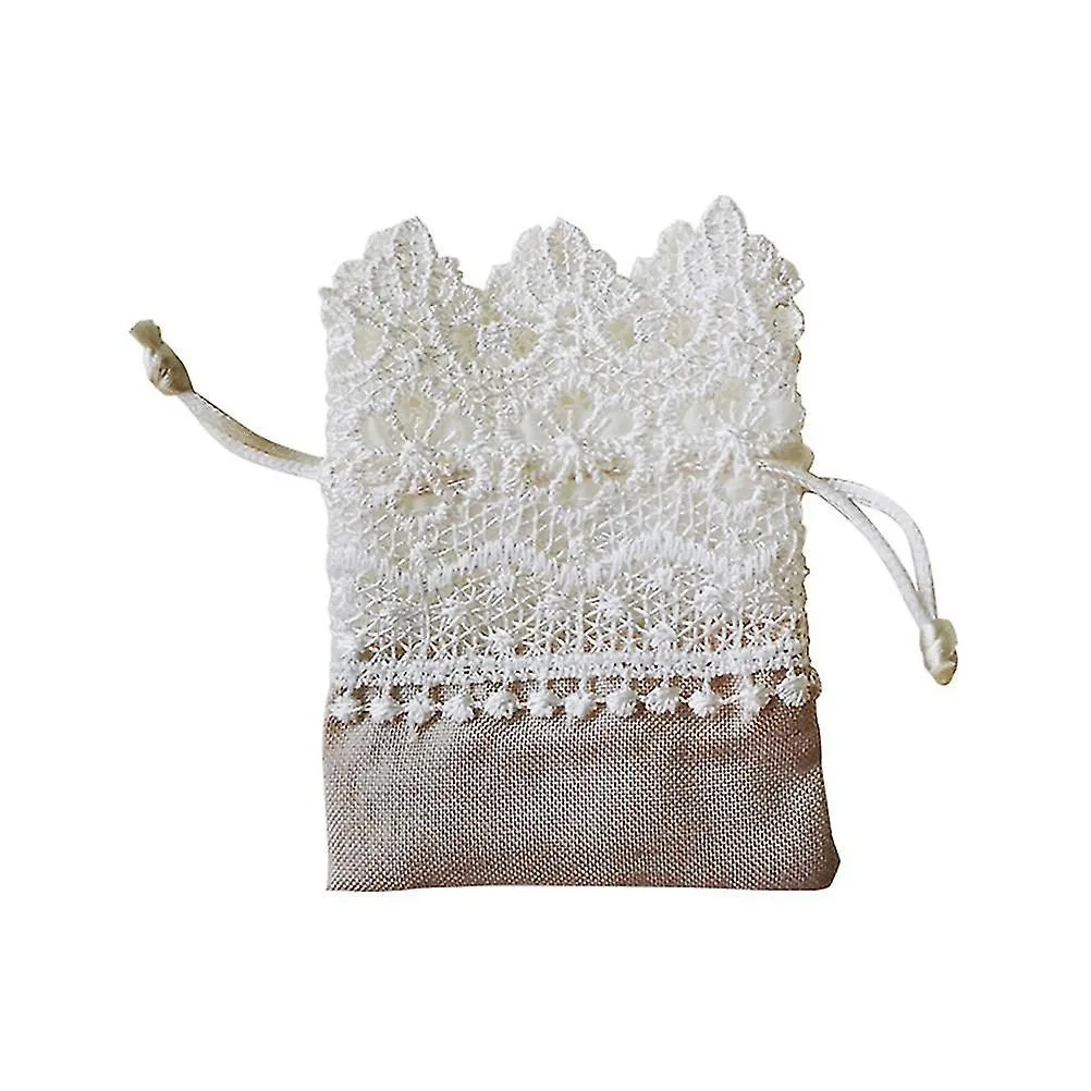 10pcs Luxury Lace Drawstring Bag Jewelry Gift Storage Pouches Drawstring Cloth