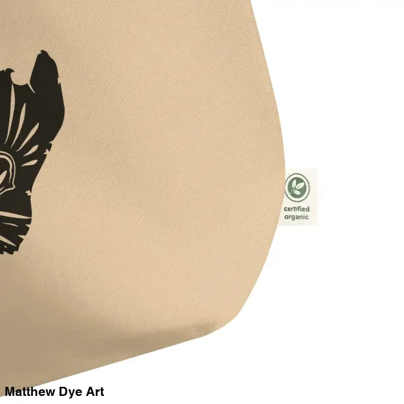 Ah Kitty Large Organic Cotton Tote | Haul Your Spooky Vibes in Style