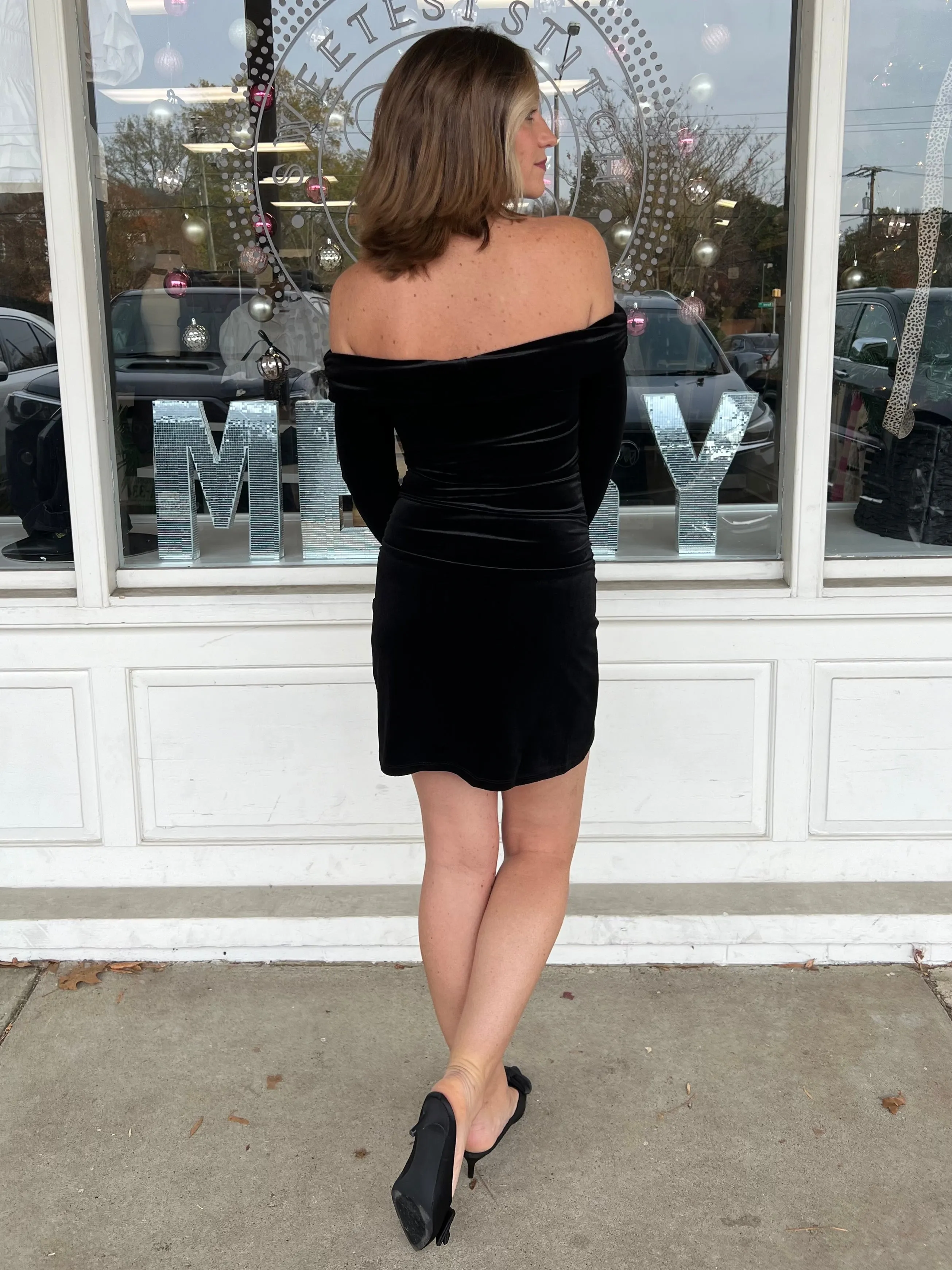 Ava Velvet Dress