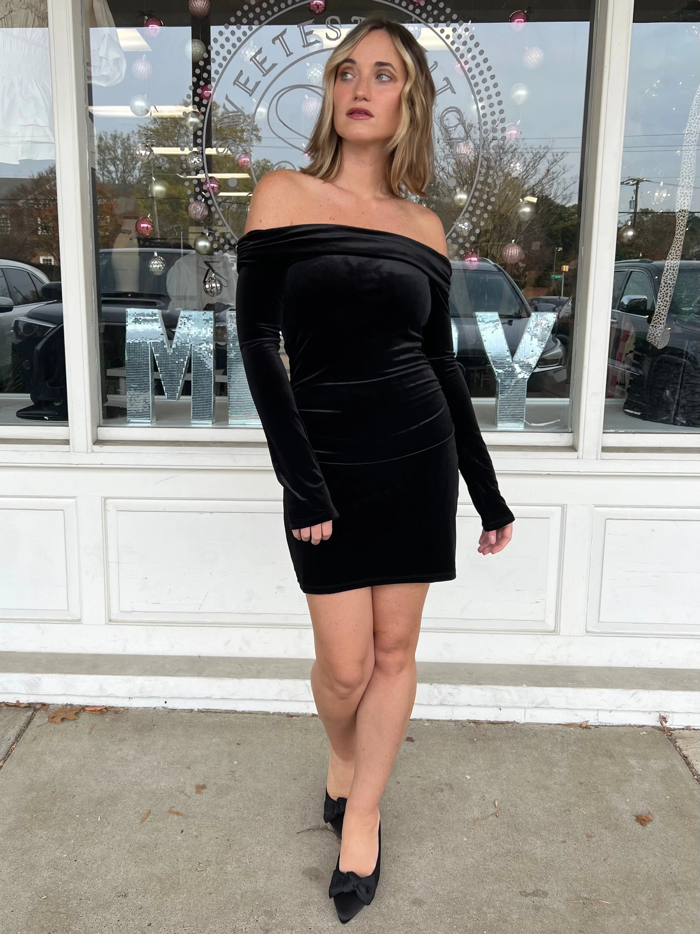 Ava Velvet Dress