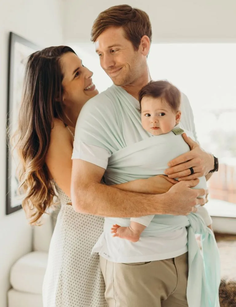 Boba Baby Wrap - Pale Blue (Free One Year Warranty)