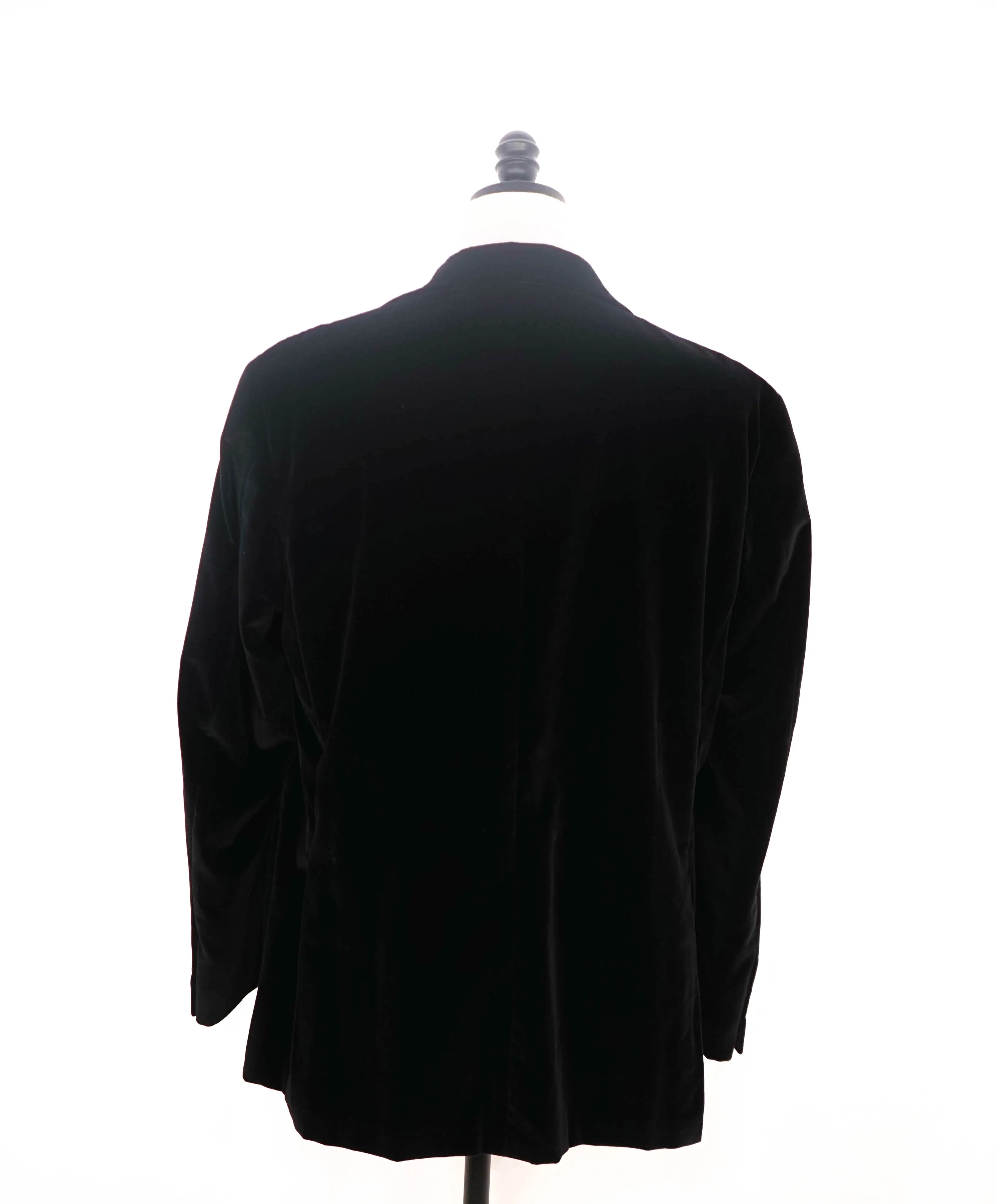 CANALI - Velvet "KEI" Slim Black Dinner/Smoking Jacket - 48R