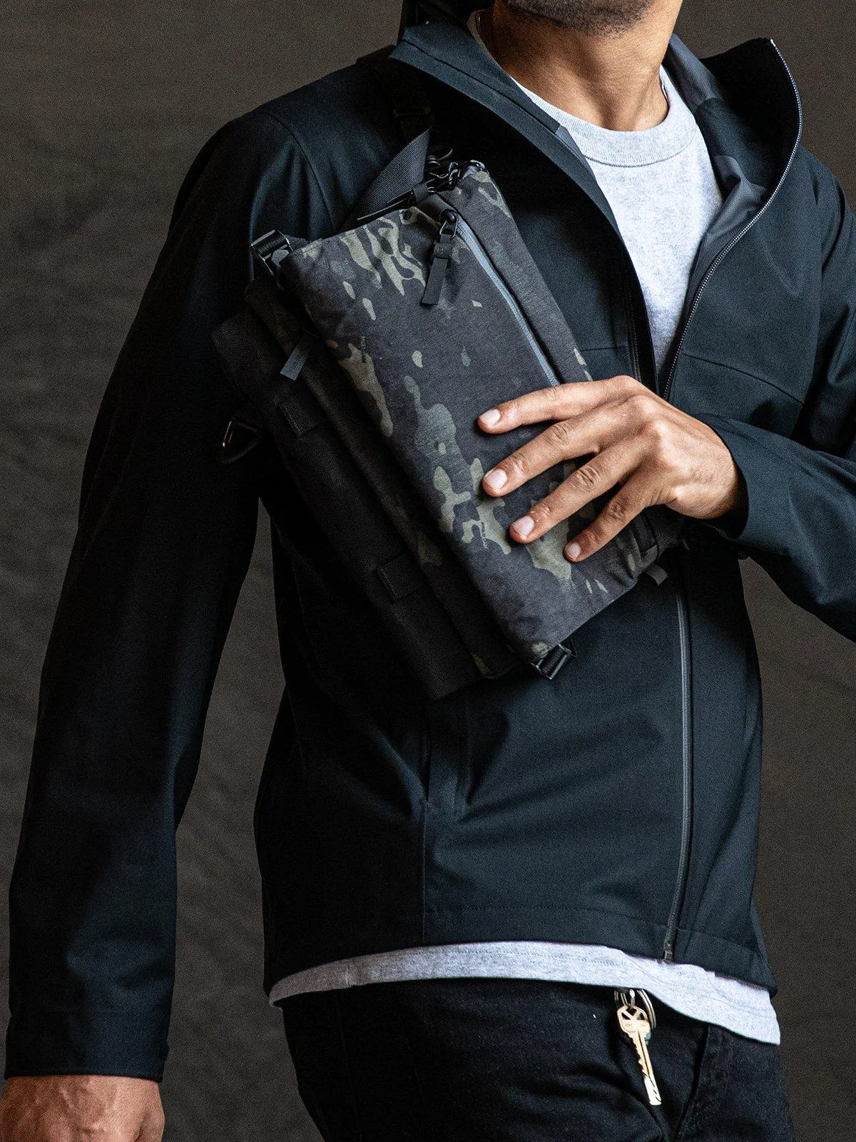 Code Of Bell ANNEX Liner Sacoche Sling Bag Multicam Black