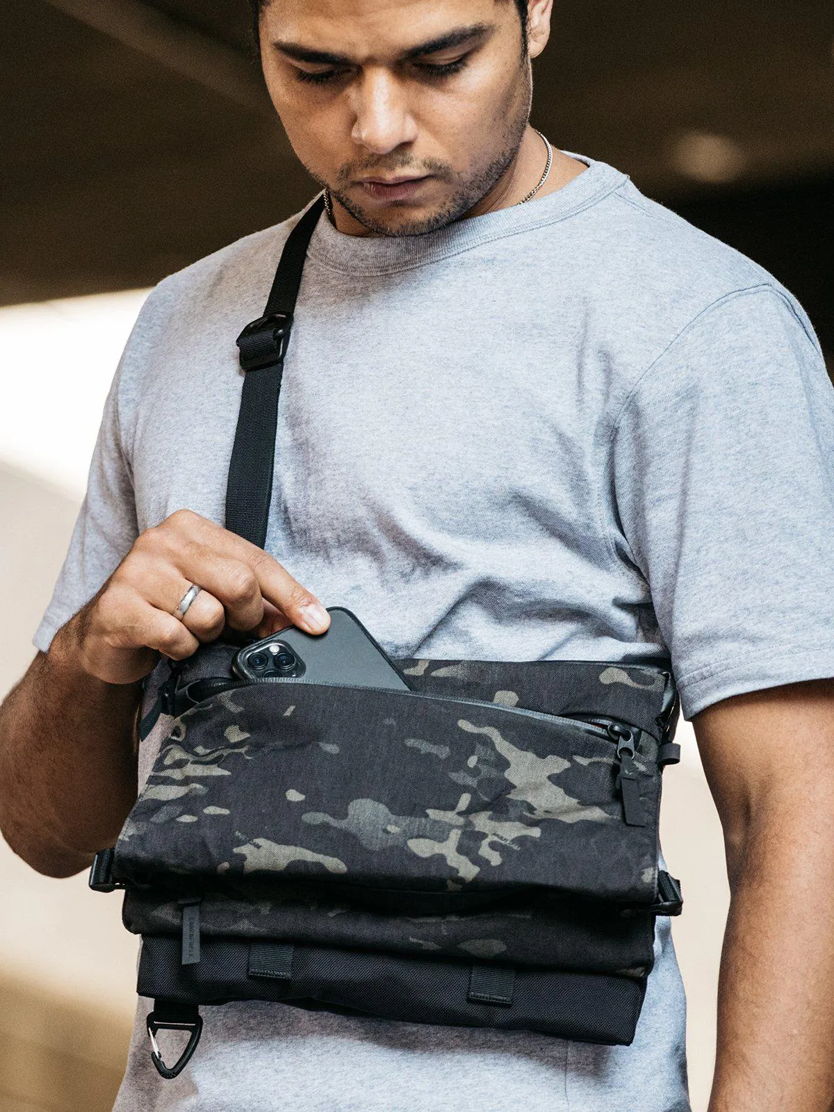 Code Of Bell ANNEX Liner Sacoche Sling Bag Multicam Black