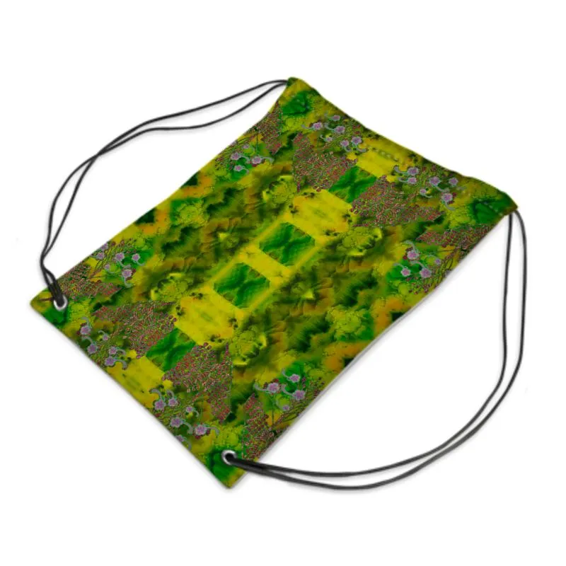 Drawstring Waterproof Bag (WindSong Flower) RJSTH@Fabric#5 RJSTHS2021 RJS
