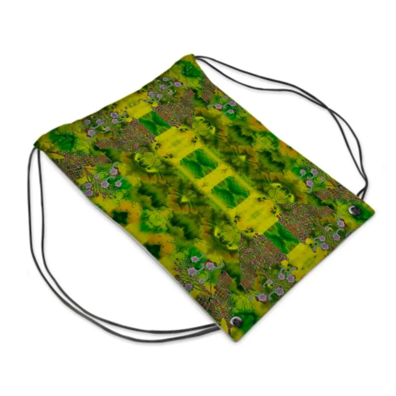 Drawstring Waterproof Bag (WindSong Flower) RJSTH@Fabric#5 RJSTHS2021 RJS