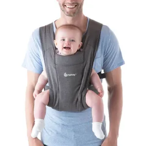 ERGOBABY Embrace Knit Newborn Carrier - Heather Grey