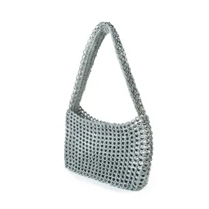 ESCAMA STUDIO Socorro Medium Shoulder Bag - Silver