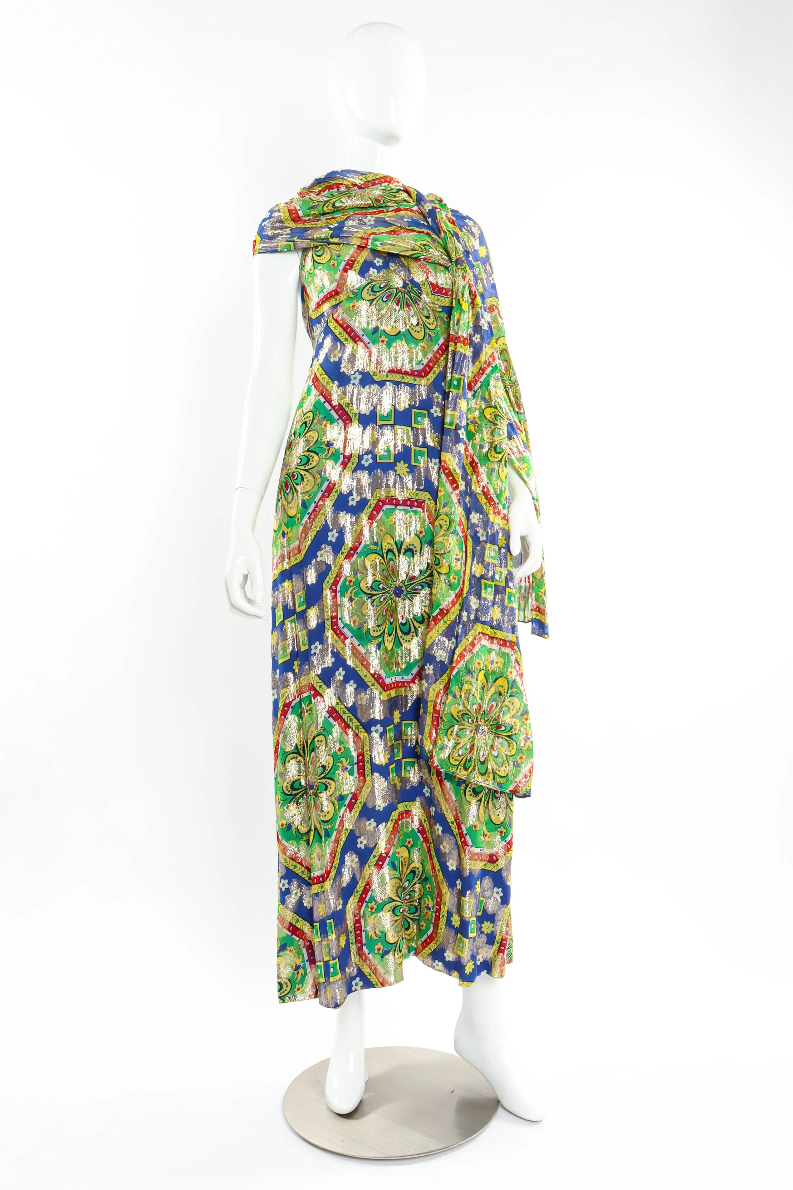 Euphoric Floral Dress & Stole Set