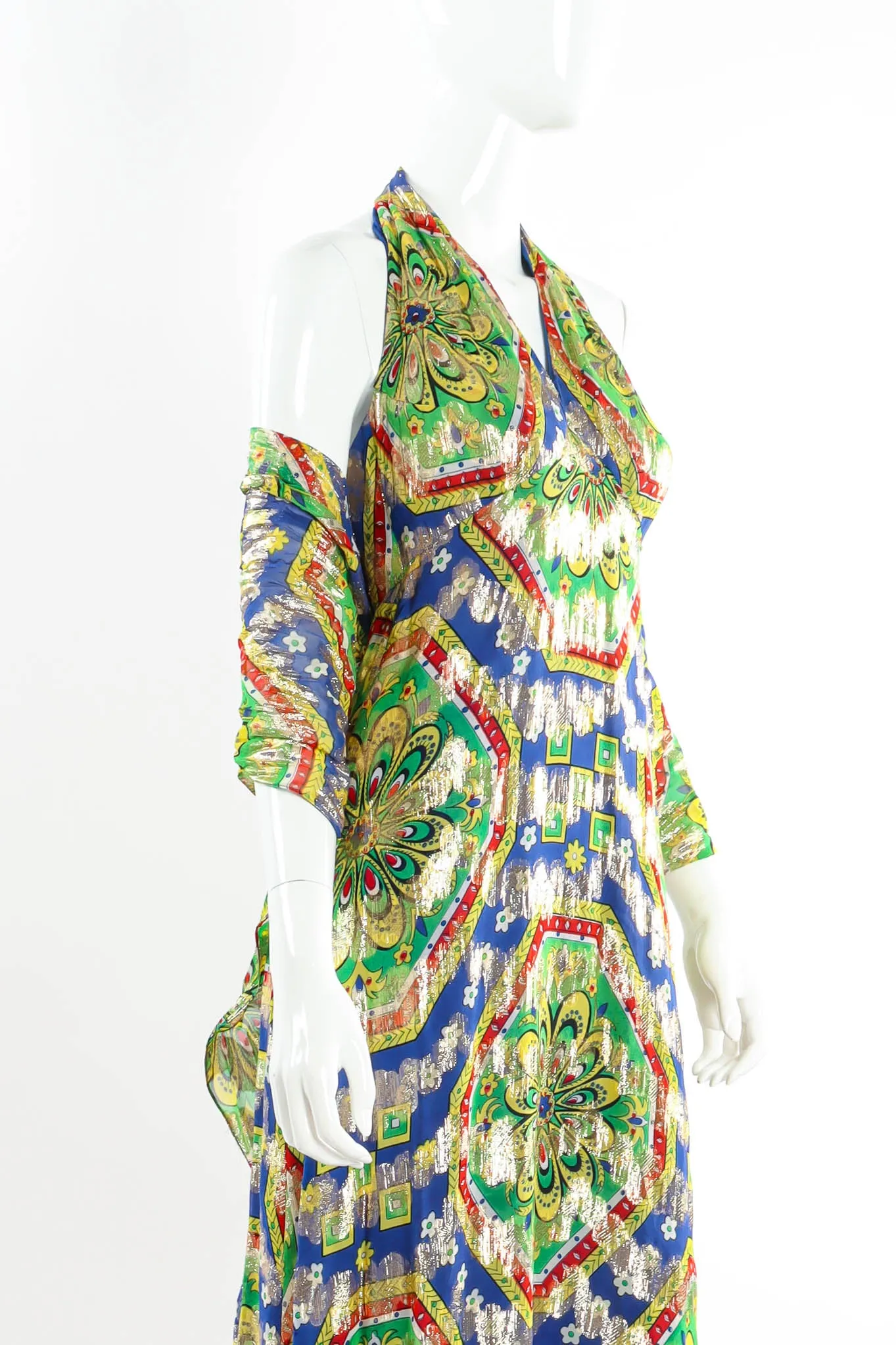 Euphoric Floral Dress & Stole Set