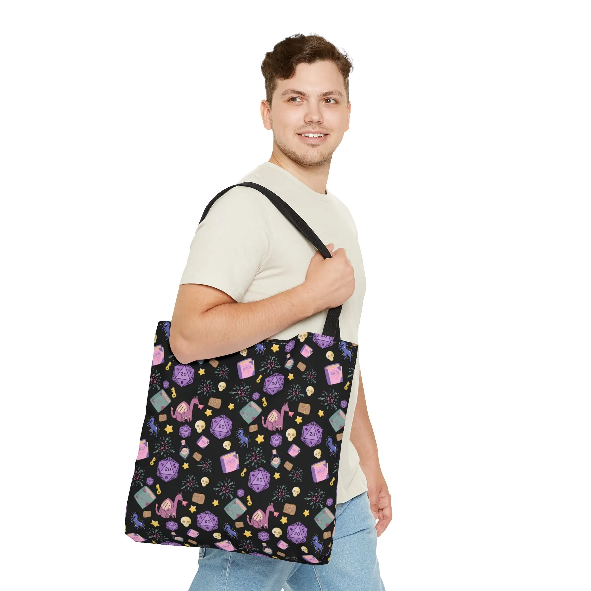 Fantasy Forever Tote Bag - Black -