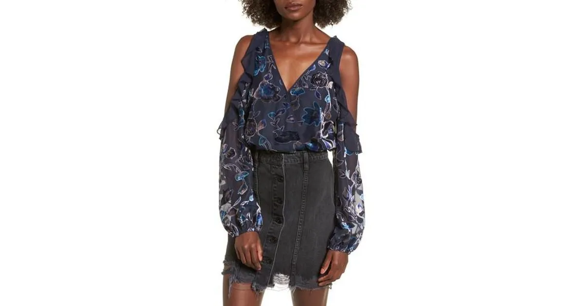 Floral Cold Shoulder Bodysuit