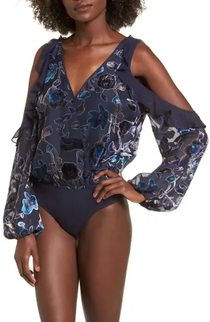 Floral Cold Shoulder Bodysuit