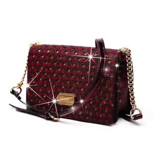 Galaxy Stars Crystal Stud Crossbody Bag [RLS6612-BG]