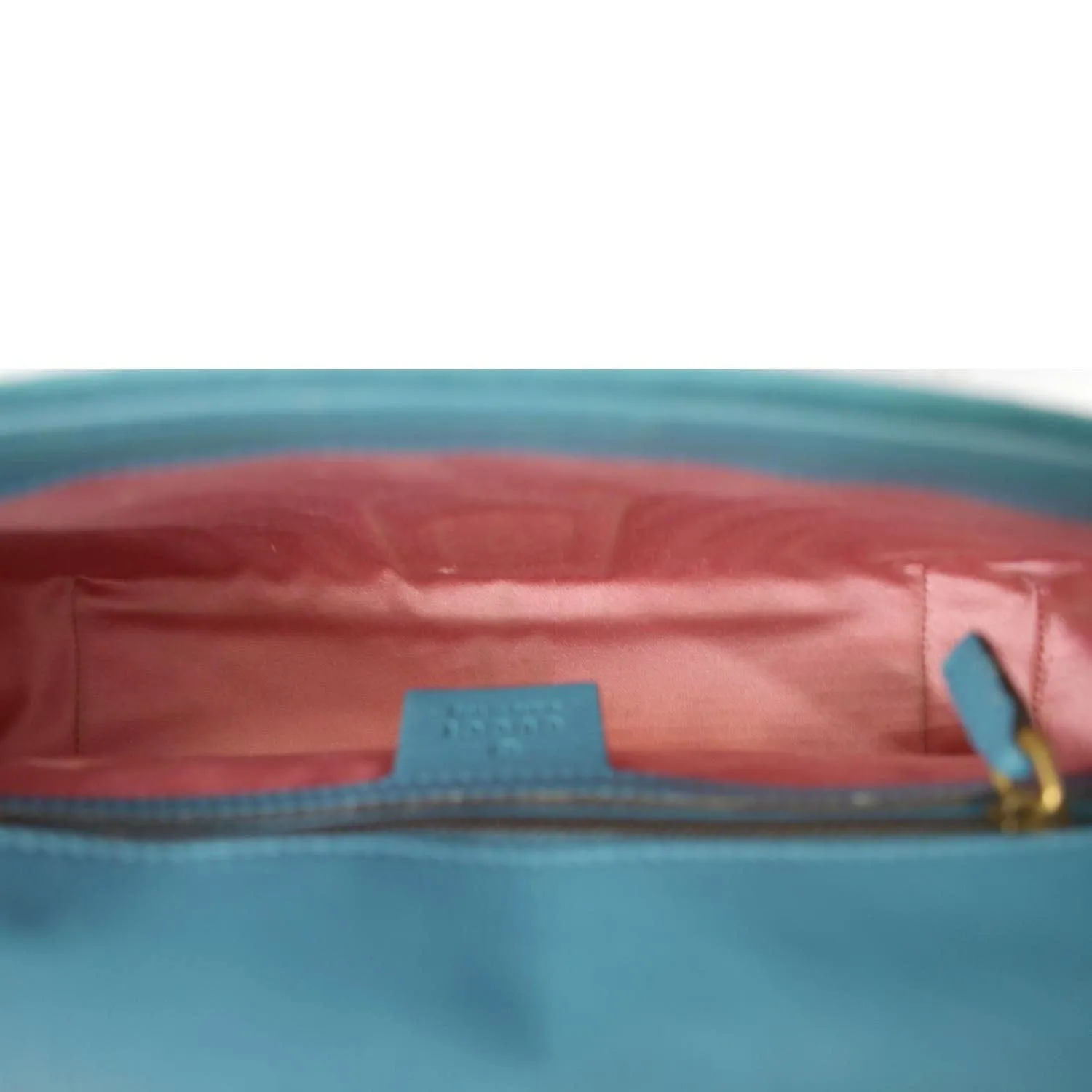 GUCCI GG Marmont Small Velvet Shoulder Bag Turquoise 443497