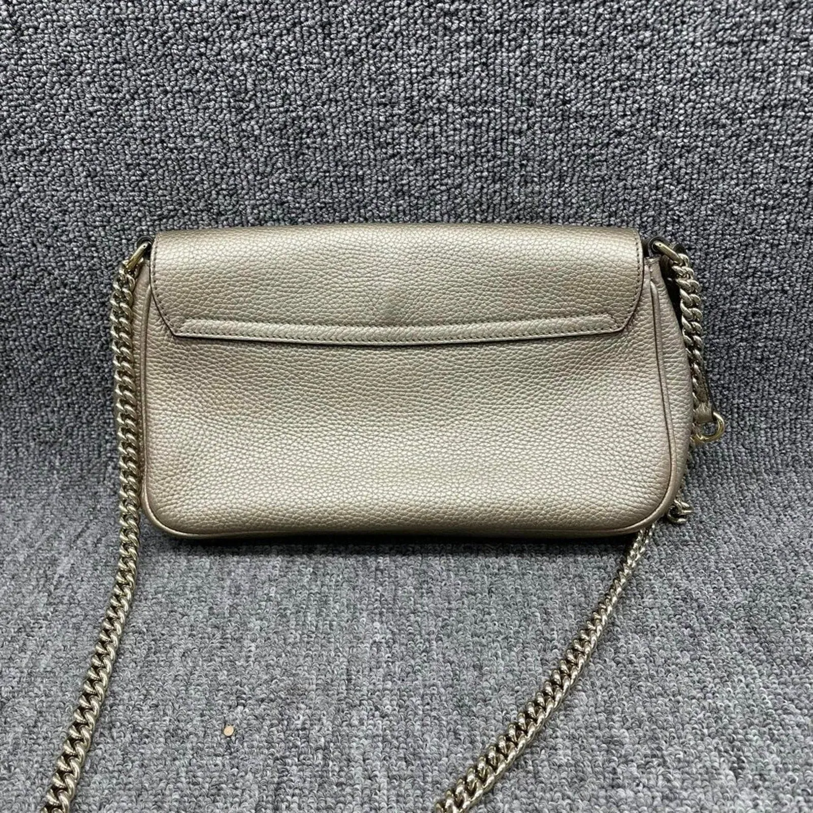 Gucci Soho Gold Metallic Shoulder Bag