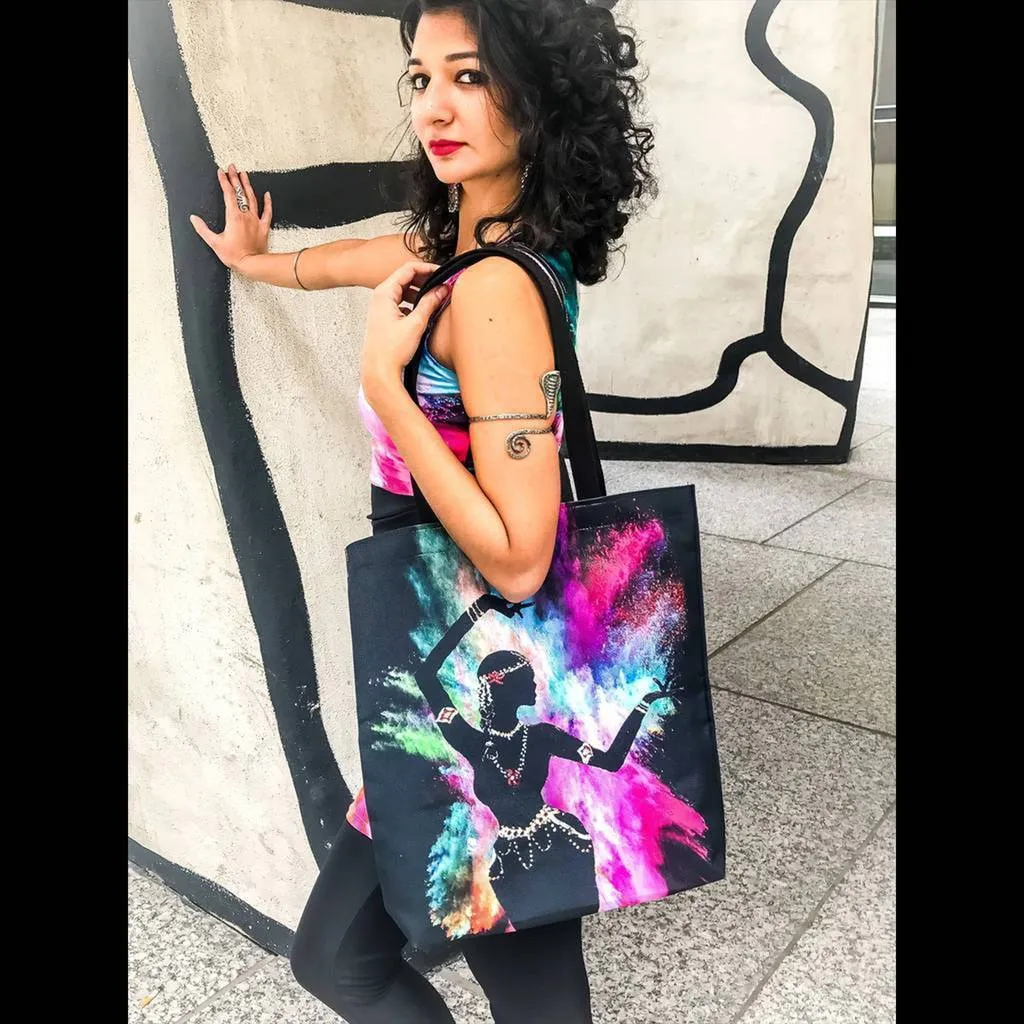 Holi Hai Dancer Tote Bag