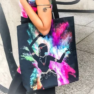 Holi Hai Dancer Tote Bag