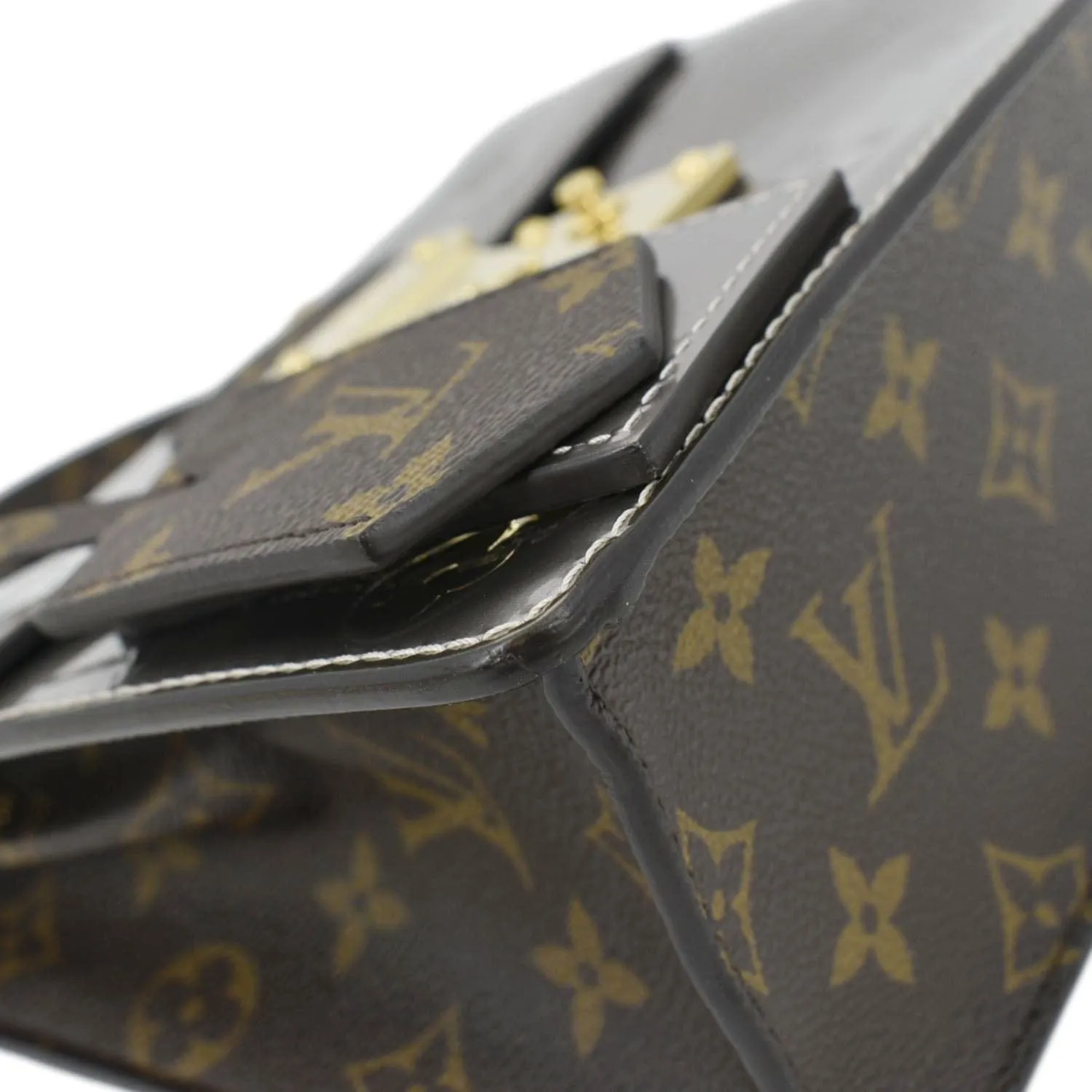 LOUIS VUITTON Spring Street NM Monogram Vernis Crossbody Bag Light Purple