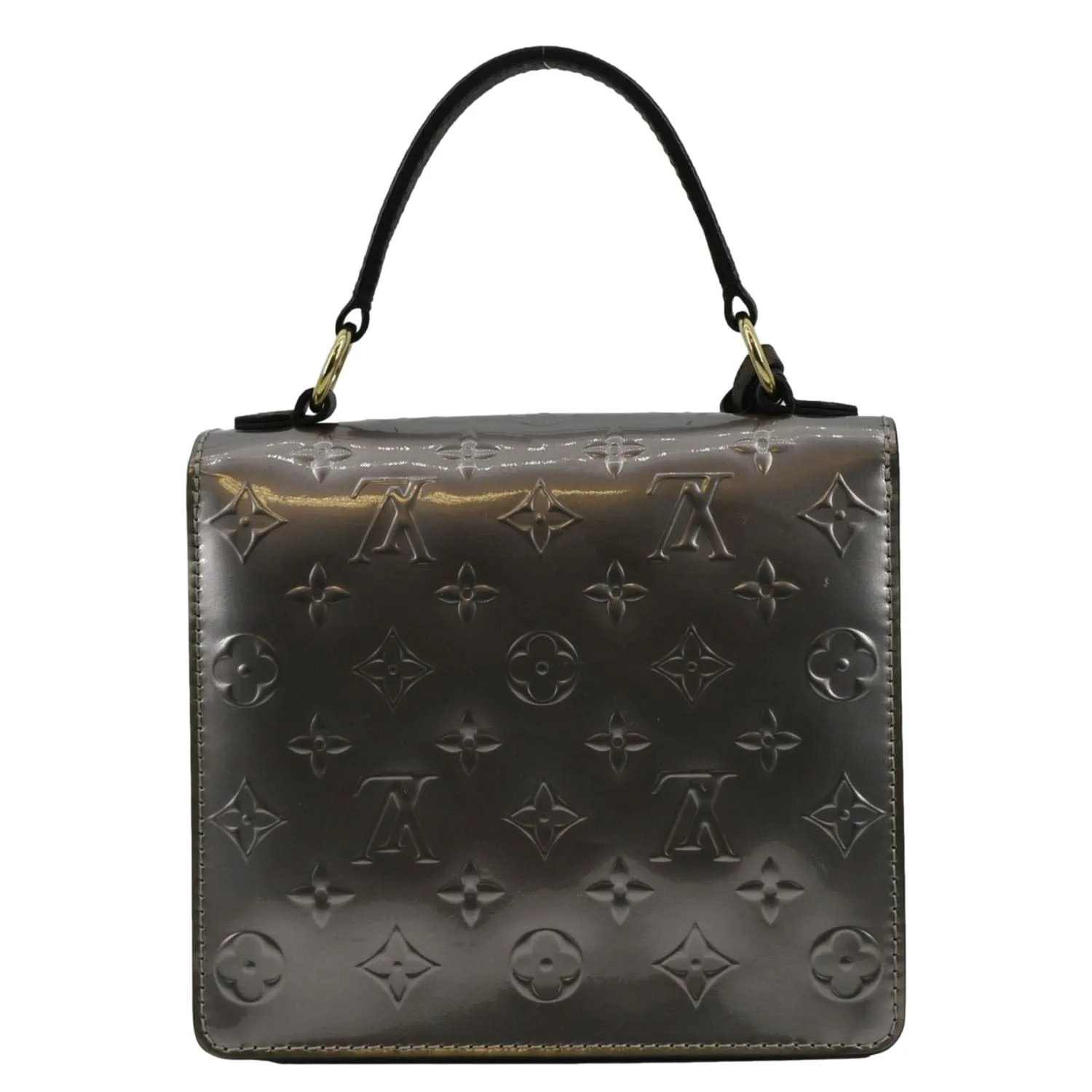 LOUIS VUITTON Spring Street NM Monogram Vernis Crossbody Bag Light Purple