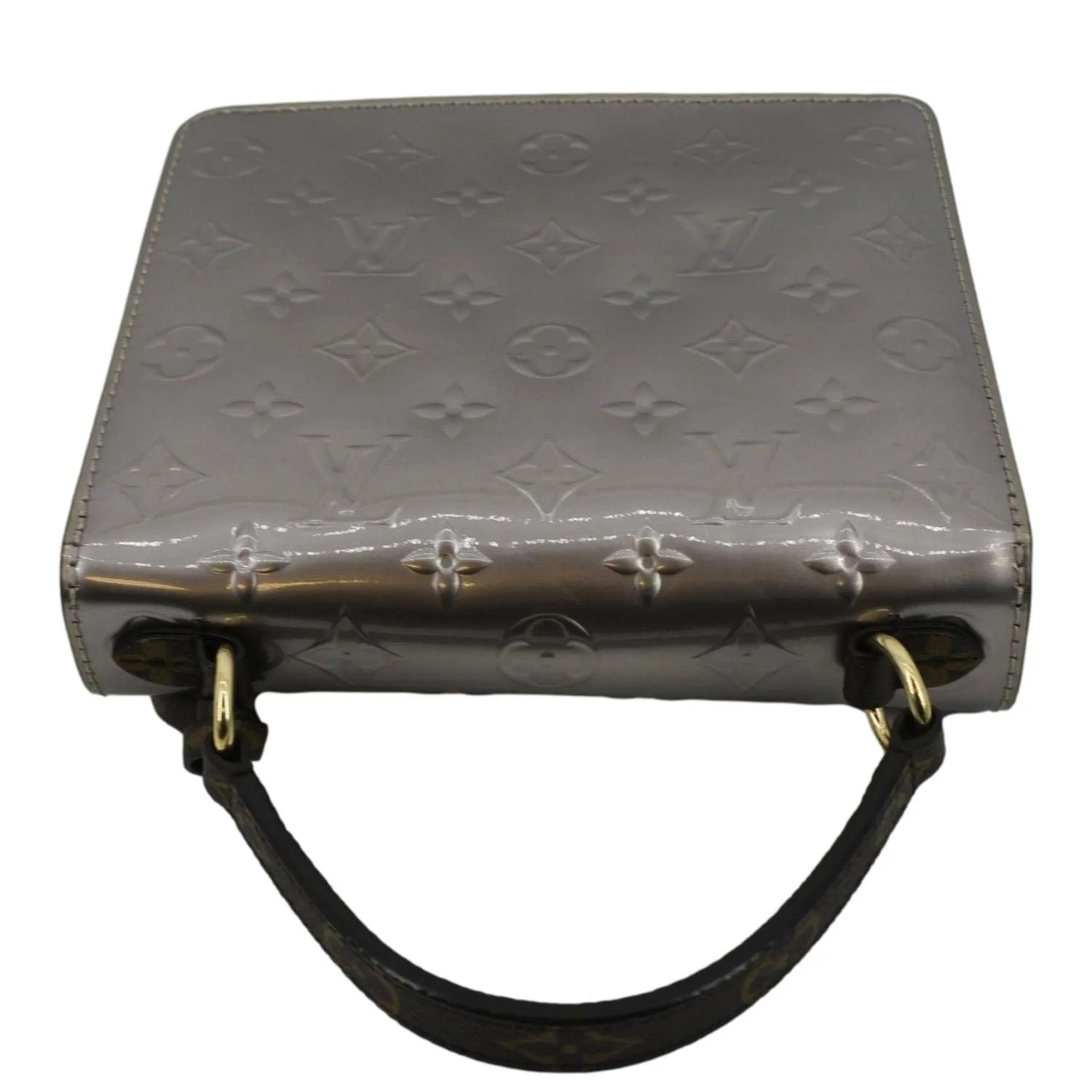 LOUIS VUITTON Spring Street NM Monogram Vernis Crossbody Bag Light Purple