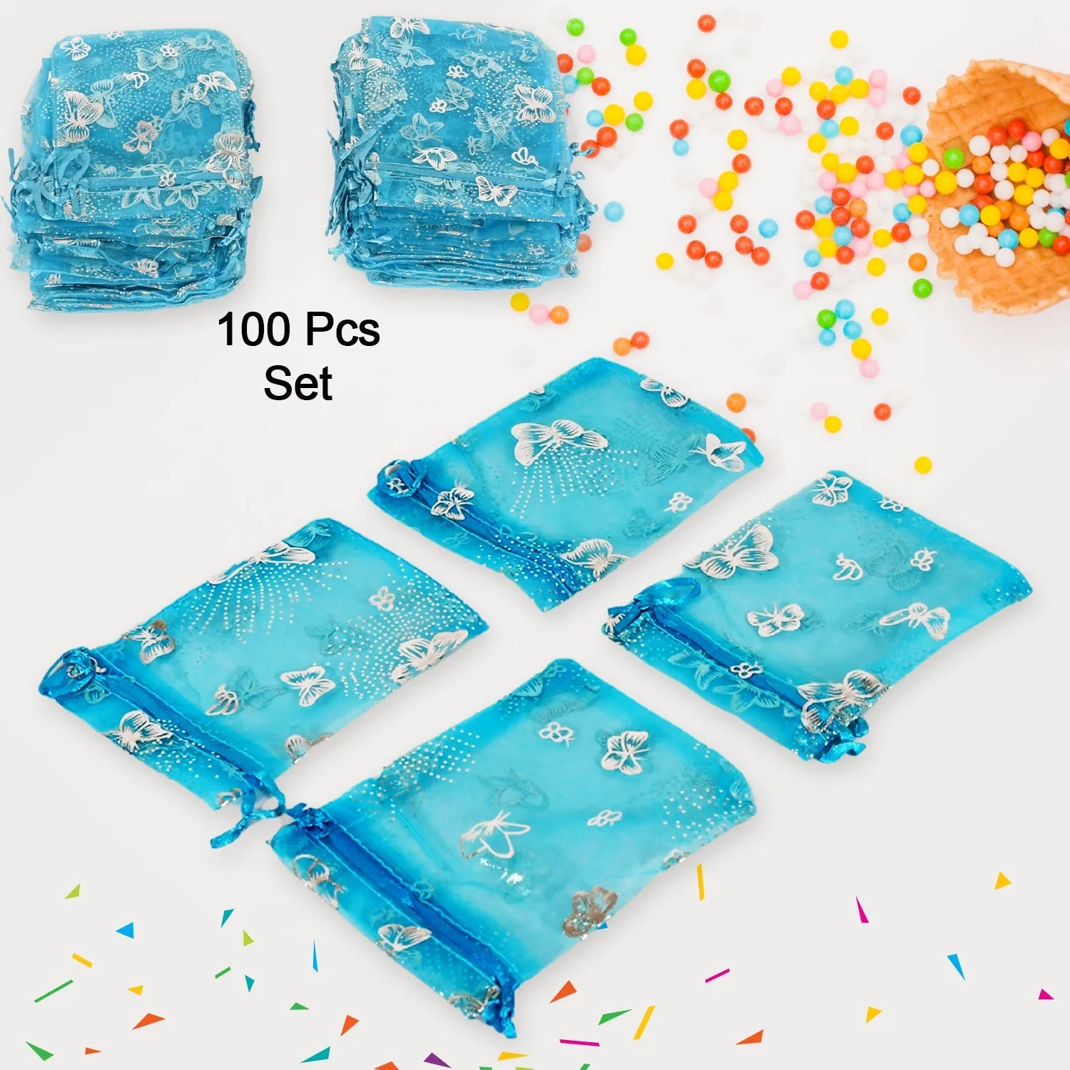 Low-price Gift Set) Bags Bags, Organza Gift Christmas Jewellery Gift Dry Return Pouch Party Packing Gift Mesh Bags, Bags Pouch Cm Bags 10×12 Wedding Festival Small (100 Fruit Drawstring Cloud-based Pcs Organza Drawstring
