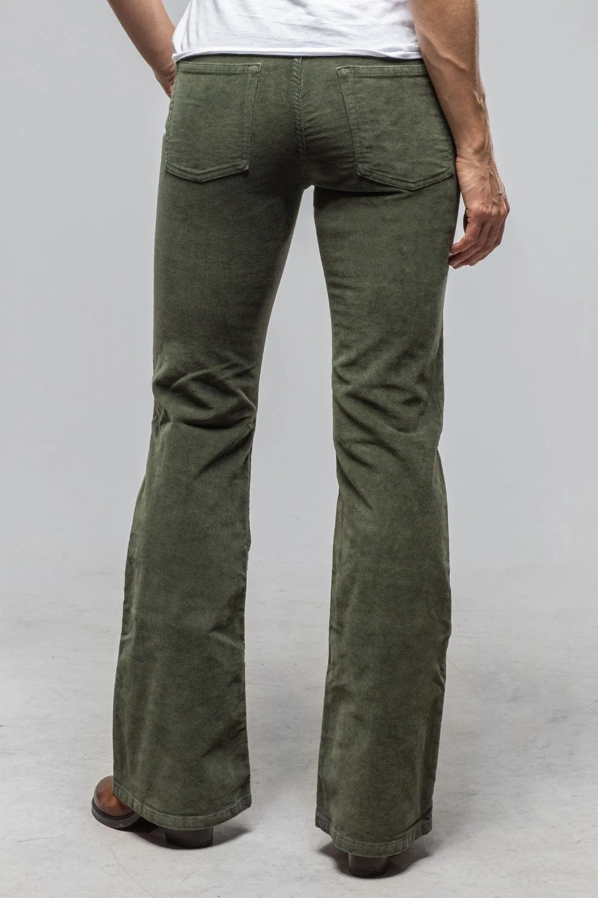 Luna Velvet Flare In Military