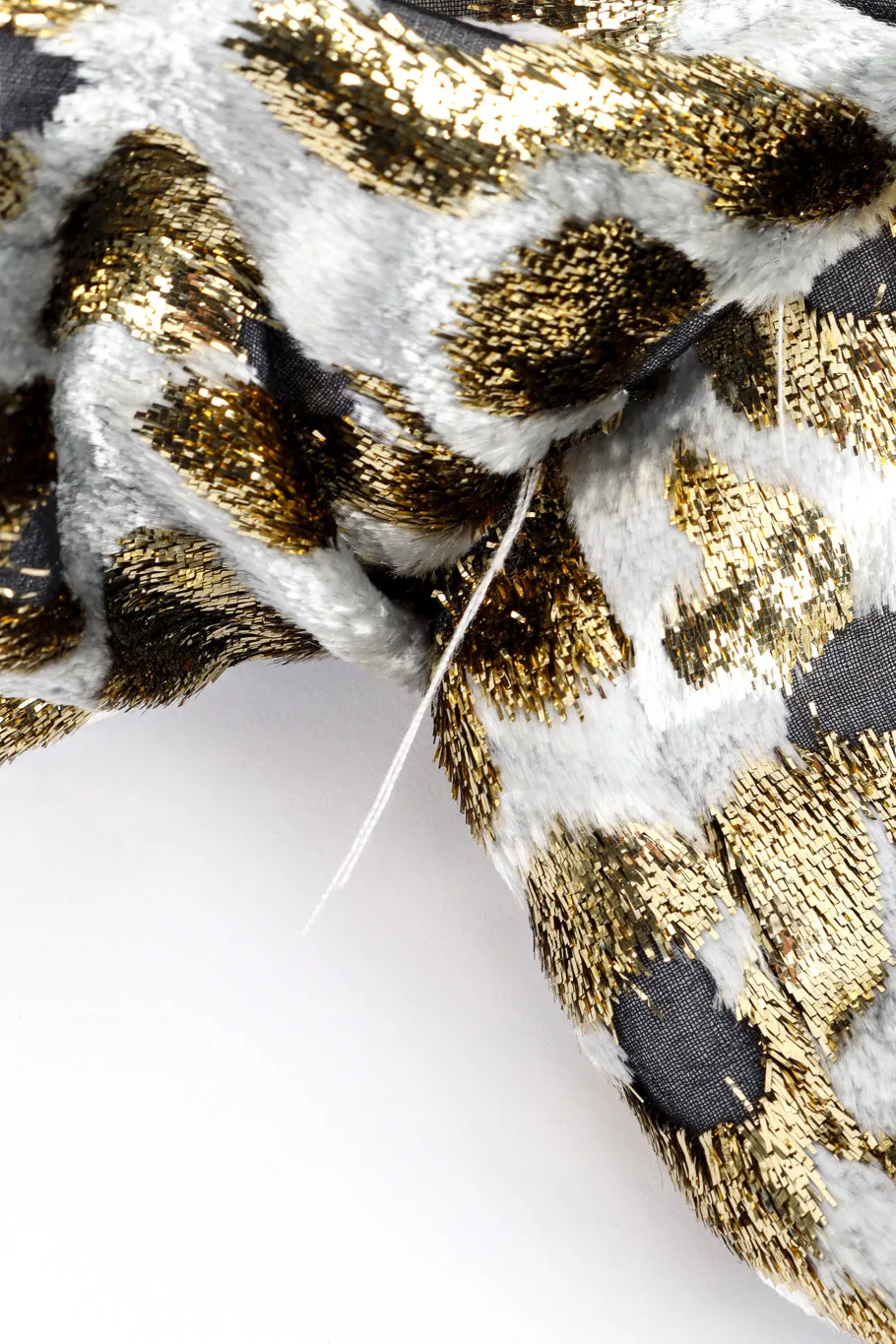 Metallic Burnout Animal Print Jacket