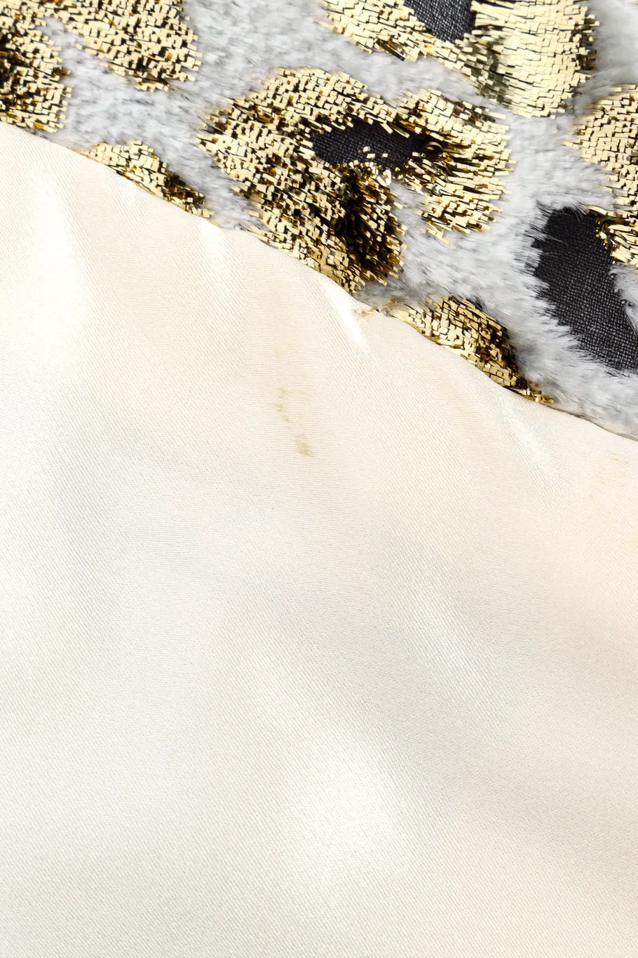Metallic Burnout Animal Print Jacket