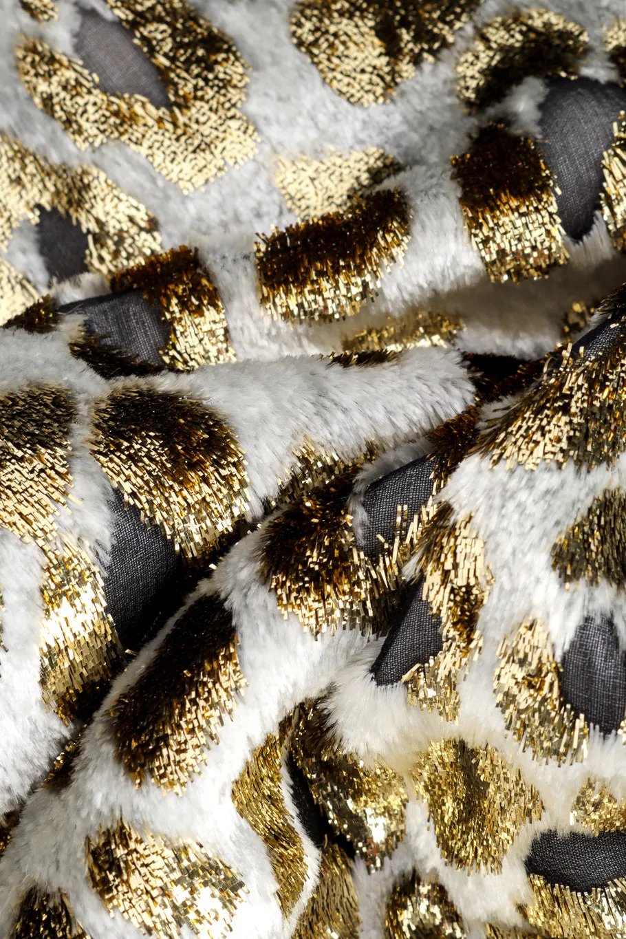 Metallic Burnout Animal Print Jacket