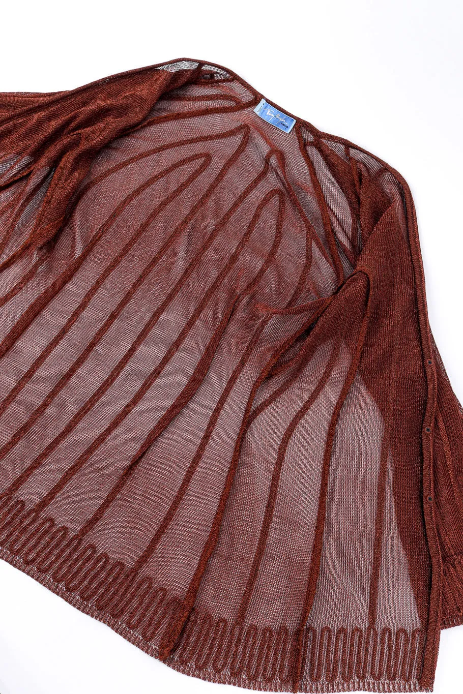 Metallic Cable Cardigan
