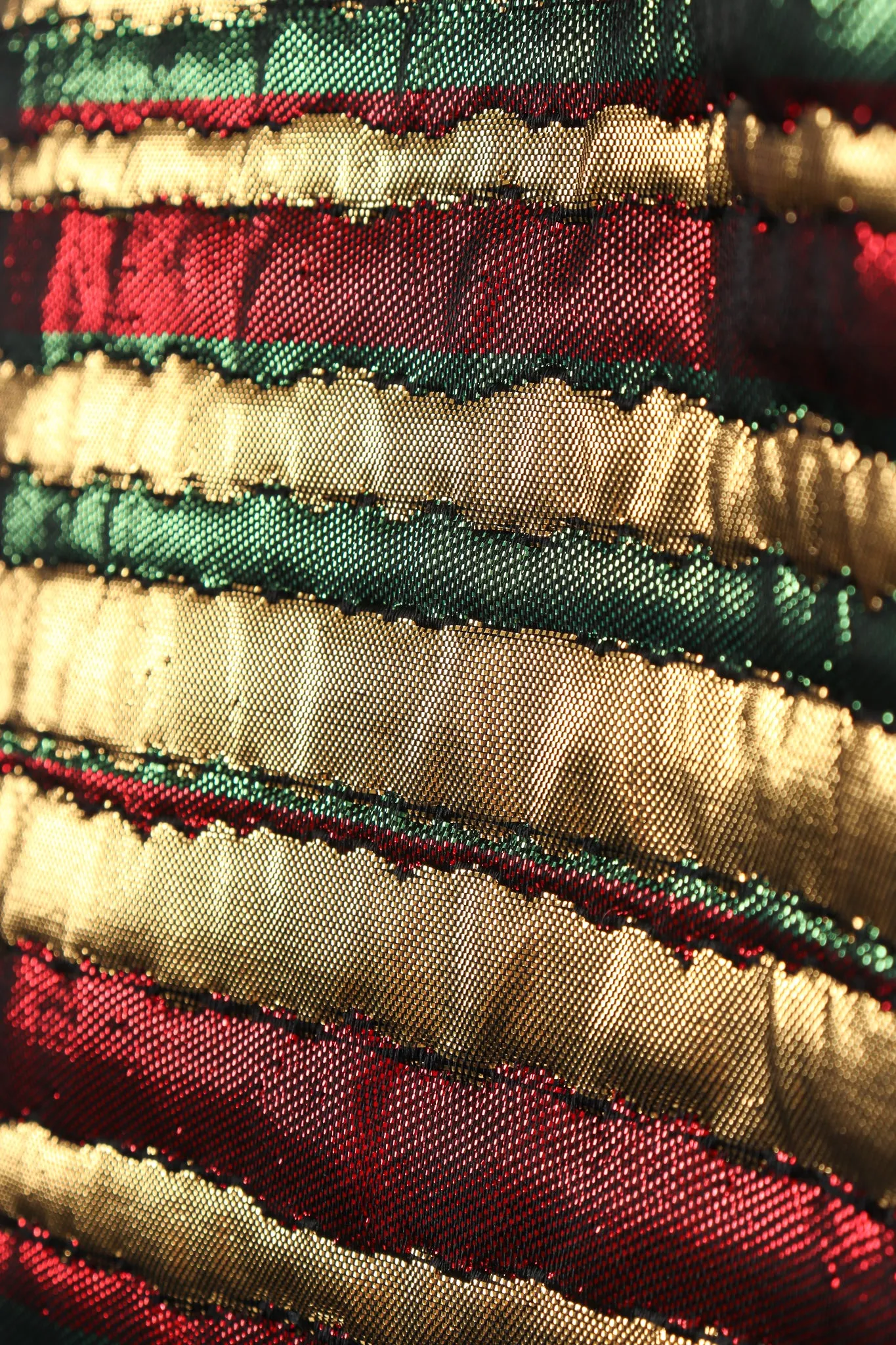 Metallic Stripe Bolero Jacket