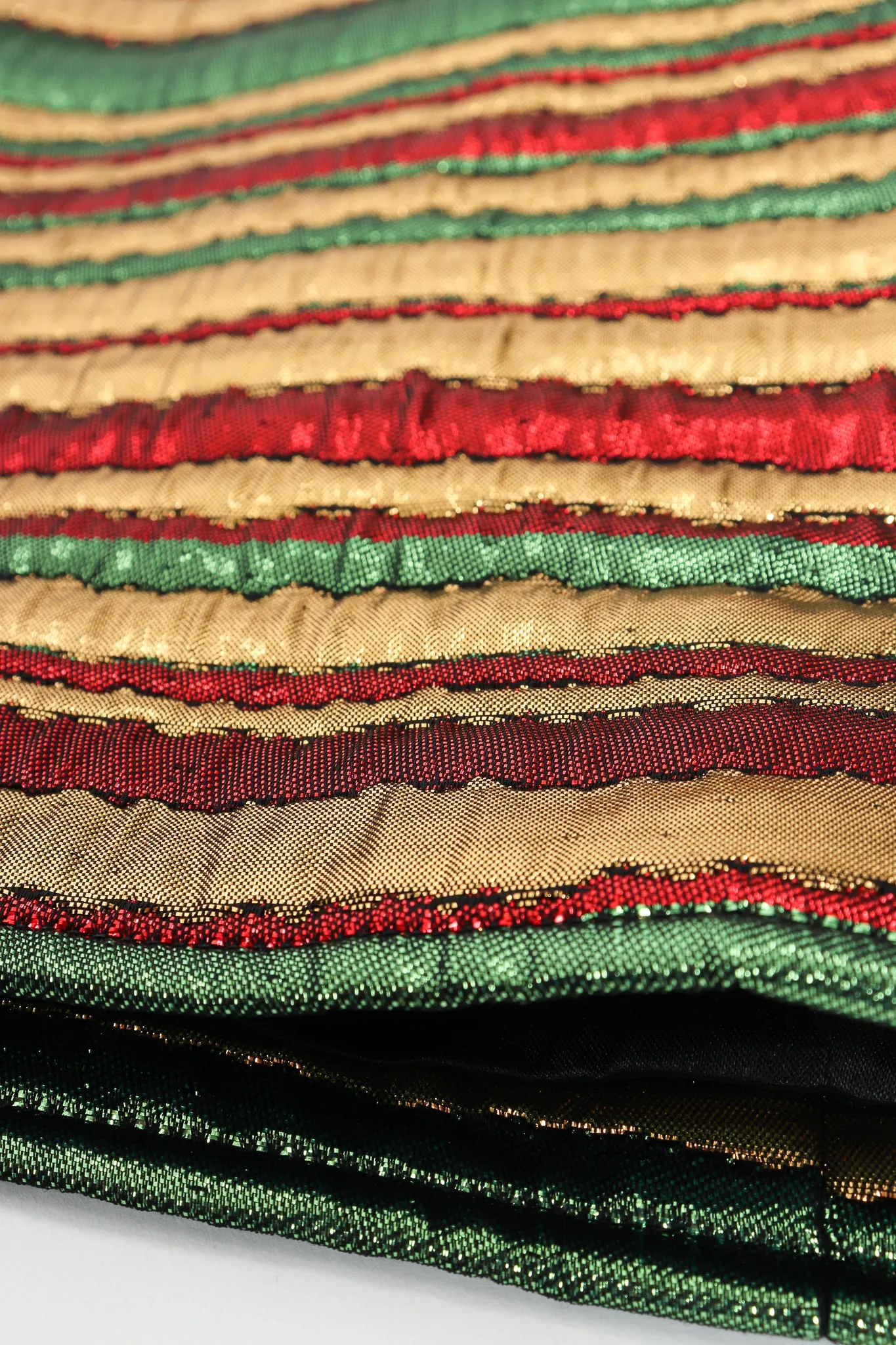 Metallic Stripe Bolero Jacket