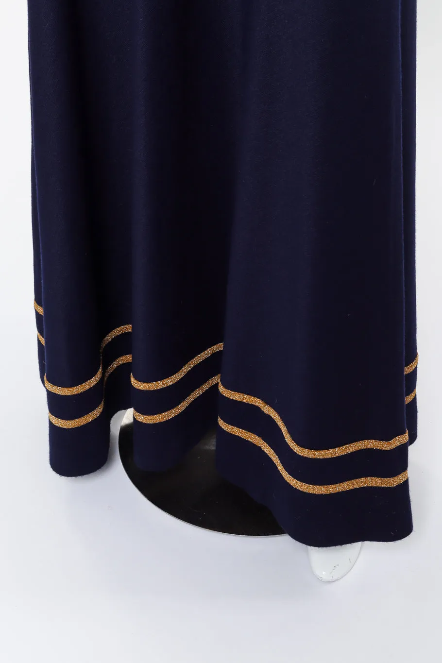 Metallic Stripe Knit Dress