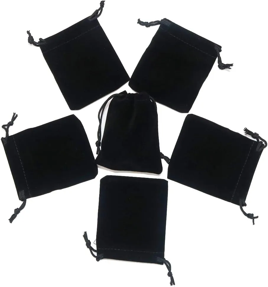 MINGALONDON Package Drawstring Pouches  6pcs (3x4 inches)