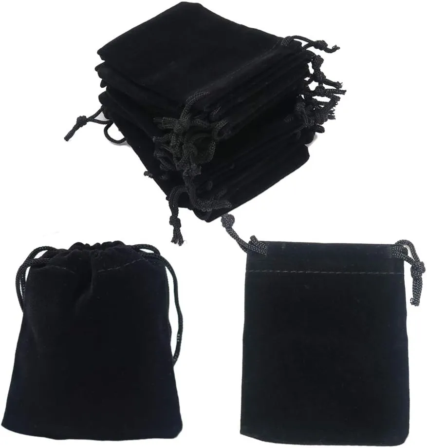 MINGALONDON Package Drawstring Pouches  6pcs (3x4 inches)