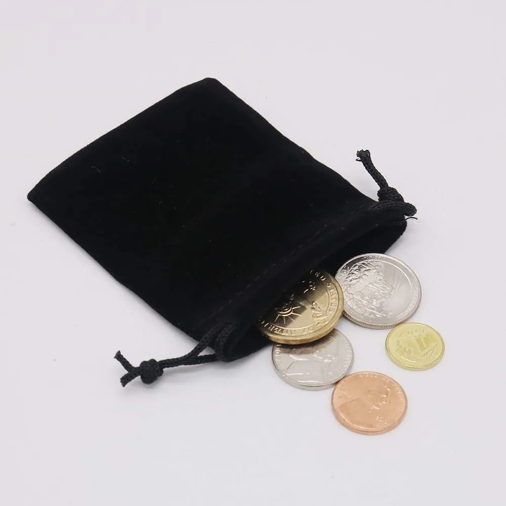 MINGALONDON Package Drawstring Pouches  6pcs (3x4 inches)