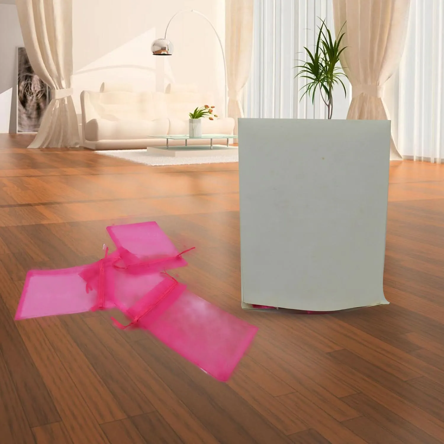 Organza Drawstring Gift Bags – Small Mesh Bags for Weddings, Parties & Festivals (50 Pc Set)