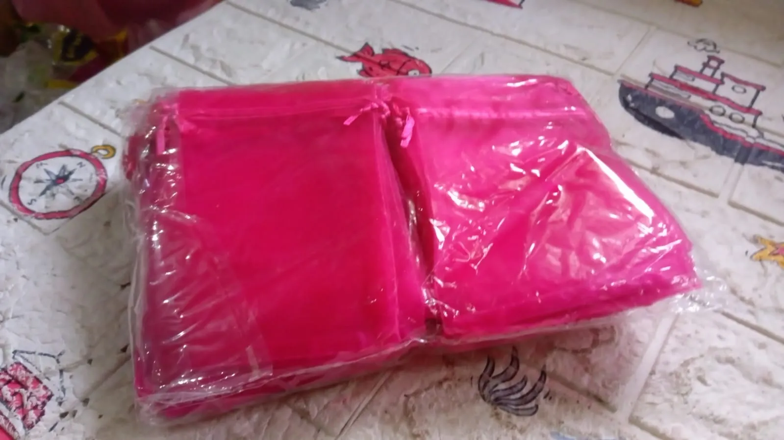 Organza Gift Bags for Party (100 Pcs Set)