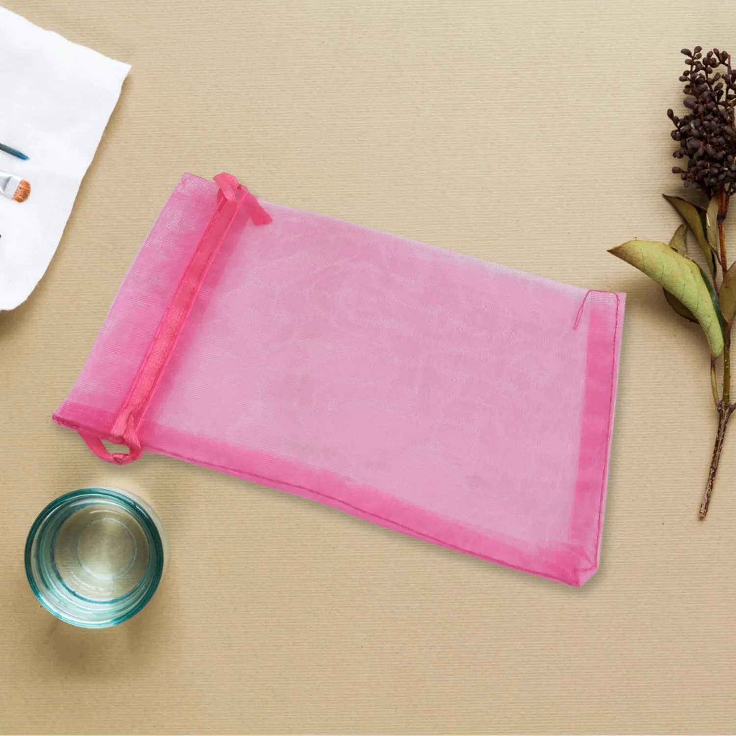 Organza Gift Bags for Party (100 Pcs Set)