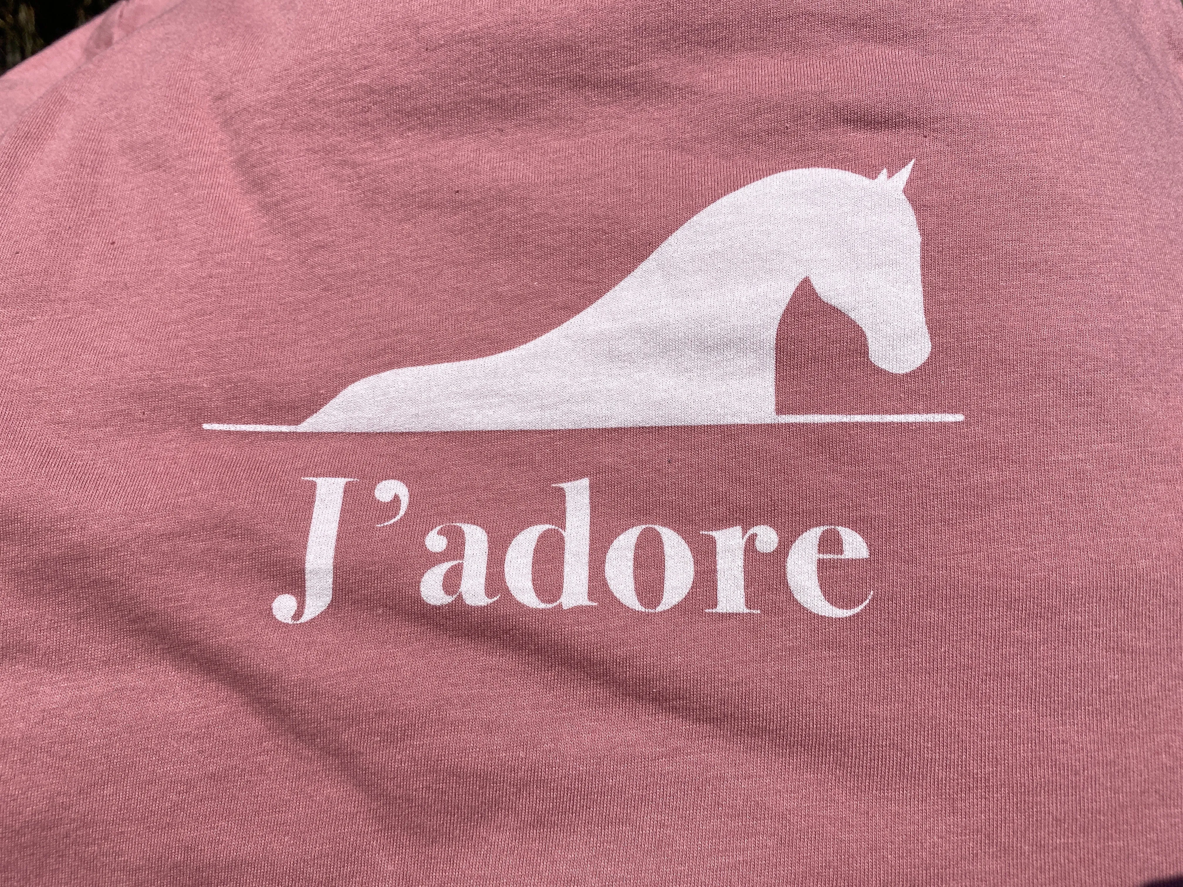 Retiring J'adore - White - T-shirt Women's - Mauve