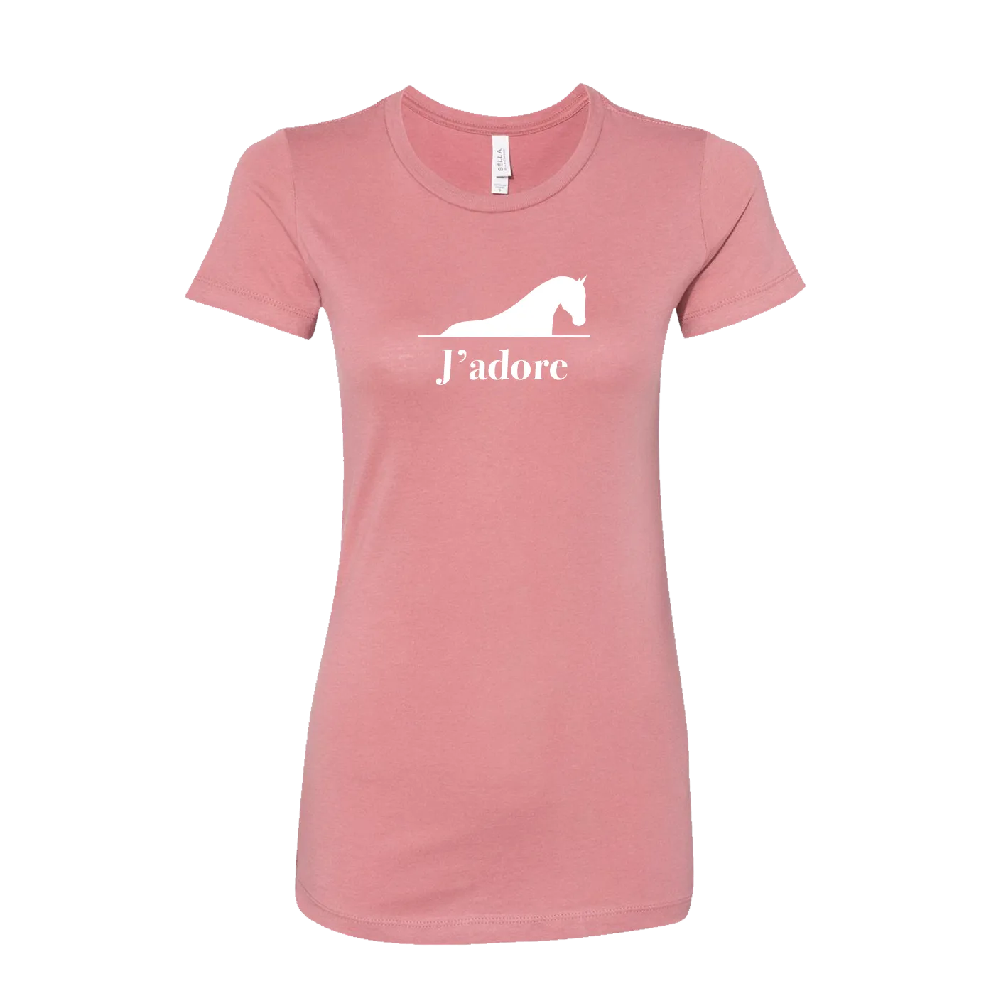 Retiring J'adore - White - T-shirt Women's - Mauve