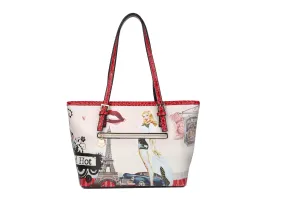 Retro Rebel Satchel Graphic Tote Bag [FH8060]