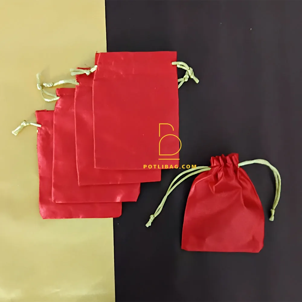 Satin Potli Bags 5x4 Inch