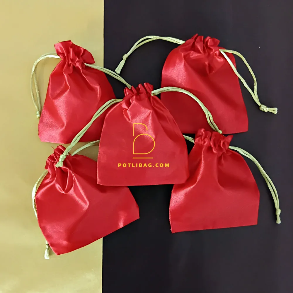 Satin Potli Bags 5x4 Inch