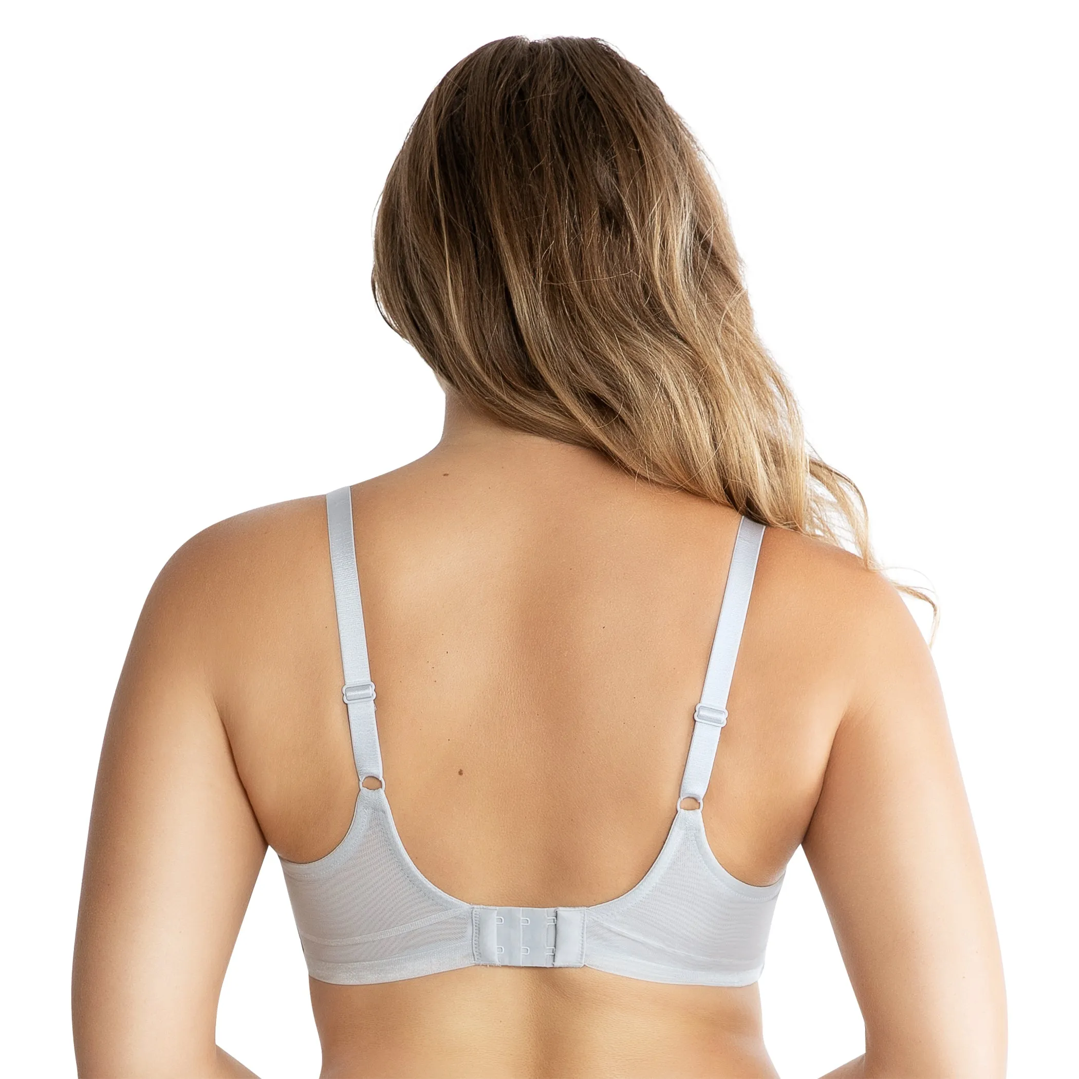 Shea Plunge Unlined Bra In Silver - Parfait