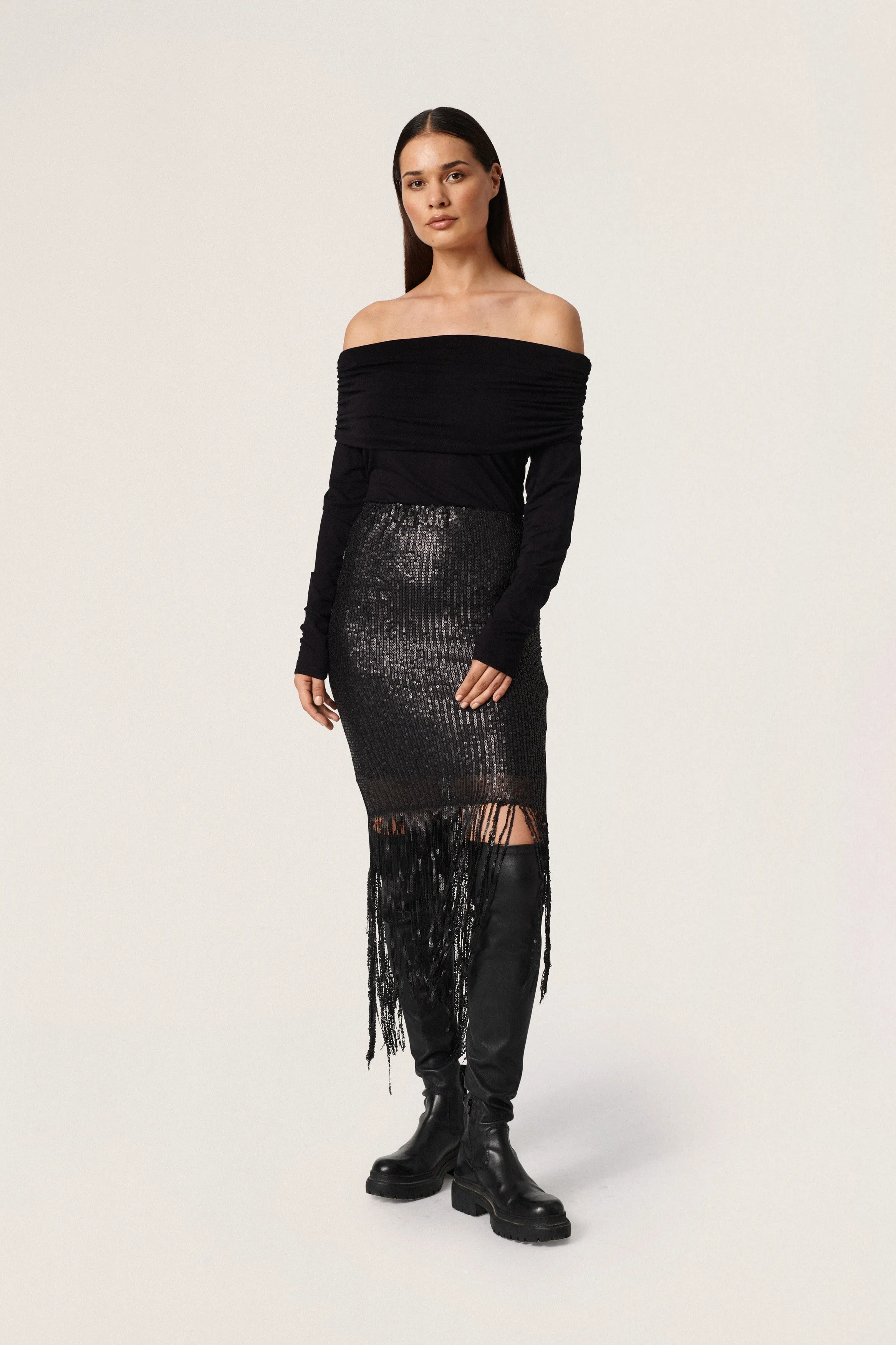 Soaked In Luxury Hanadi Drape Top